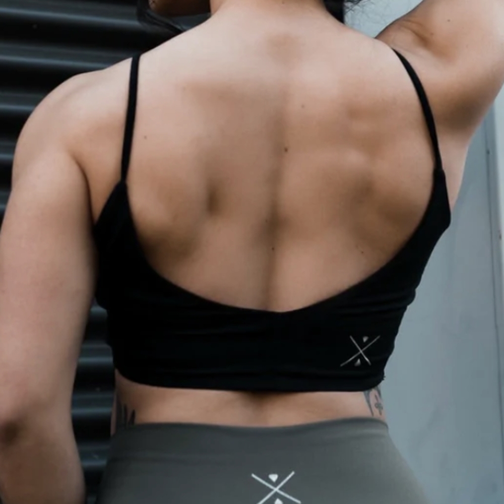 NWOT Evolve Sports Bra Lo-Fi Black / M